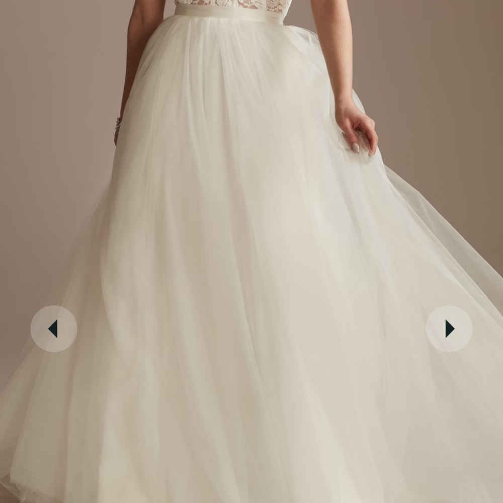 David’s Bridal, DB Studio, Long Tulle Wedding Separates Skirt
